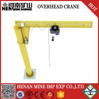 270 Degree Rotation Jib Crane With Cable Hoist