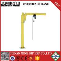 Cantilever swing arm jib crane