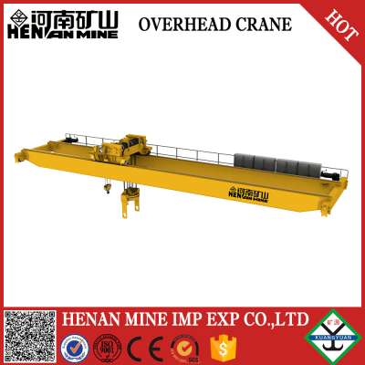 2016 workshop 10 ton electric Eurpean type double girder overhead travelling crane price