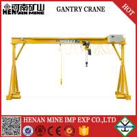 1 year warranty for winch trolley 3t single beam girder hoist gantry crane